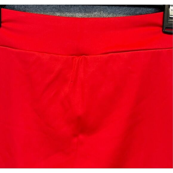 LOU KEITH Skort Large Red A-Line Mini Flat Front Tennis Pickleball Activewear - Picture 2 of 8